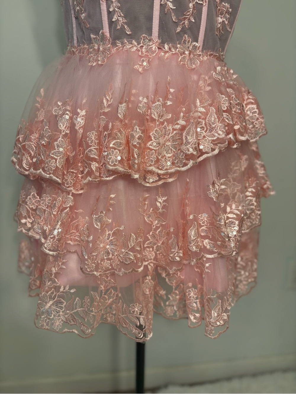 HOMECOMING!! Pretty in pink size 12 dress - Picture 6 of 7